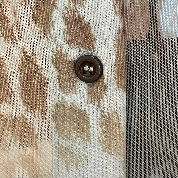 NWT ASOS Weekday Mesh Button Down - Picture 11 of 16